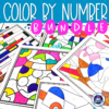 Middle School Science Review Activities Bundle: Color by Number