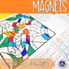 Magnets Review Activity: Color by Number